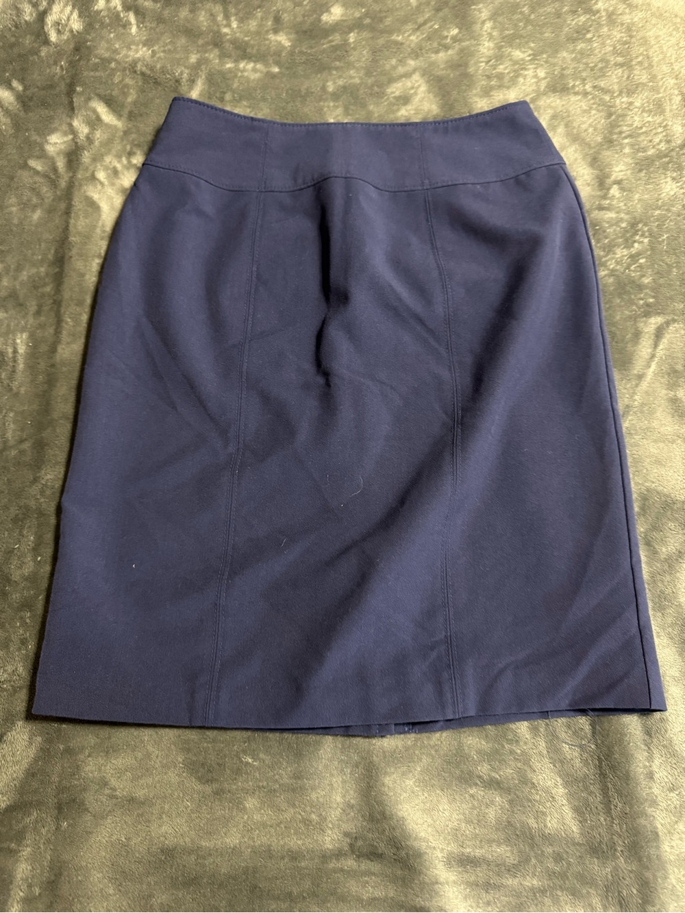 Worthington Women’s Pencil Skirt Size 6 Navy Blue Business Career